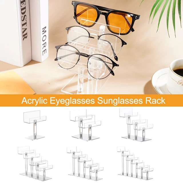 ACRYLIC RACK PERFUME Doll Model Car Ladder Display Risers Stand Shelf