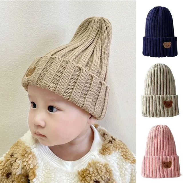 Cappello neonato all'uncinetto ragazze ragazzi berretto neonato berretto bambini berretto inverno caldo