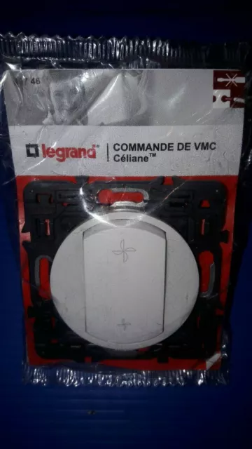 99746 Céliane Commande de VMC, 250 V, Blanc legrand