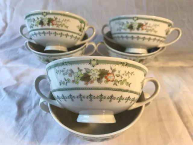 Royal Doulton Provencal T.C.1034 - Soup Coupes / Bowls x  6