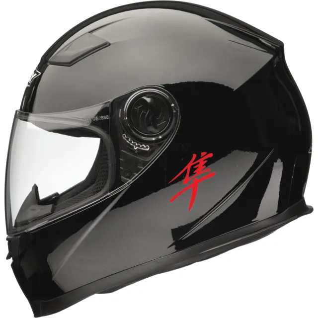2 x Suzuki Hayabusa Logo Sticker - Perfect For helmet, Bike, etc , All Colors