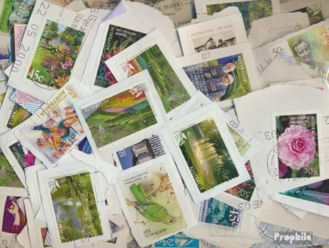 Briefmarken Australien 50 Gramm Kiloware gestempelt