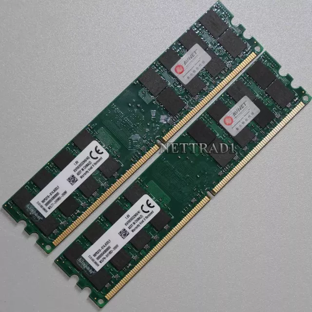 8GB (2 X 4 GB) DDR2 RAM PC2-6400 800 MHz  Arbeitsspeicher