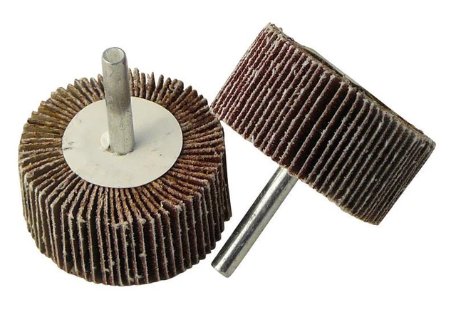 Fächerschleifer Ø 80 mm / Körnung 80 Schleifer Schleifmop Schaft 6 mm Schleifen