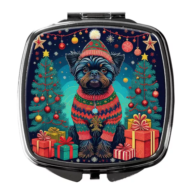 Yorkie Yorkshire Terrier Christmas Compact Mirror-Dac1082scm-Parent