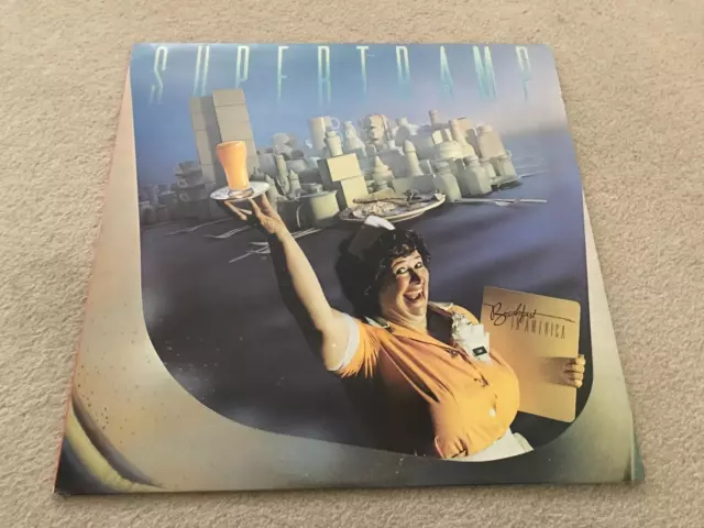 Supertramp Breakfast In America 1979 Uk Vinyl Lp (Ex)