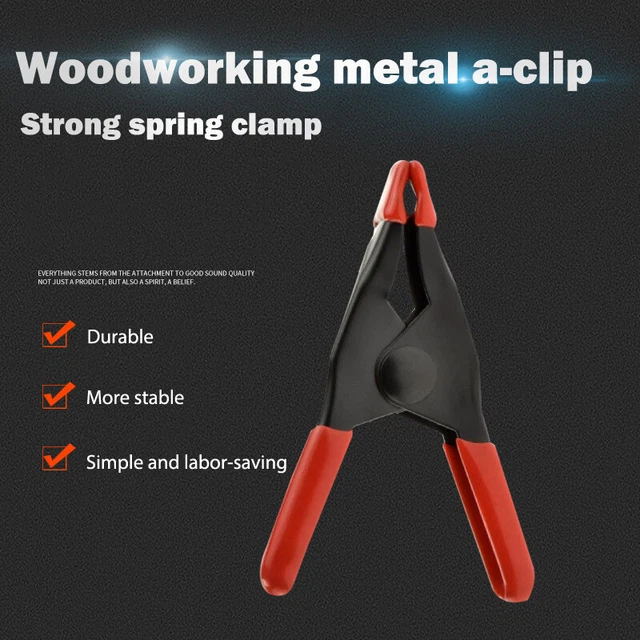2 inch a-clip spring thickened metal clip simple labor-saving wedding dress c Bw