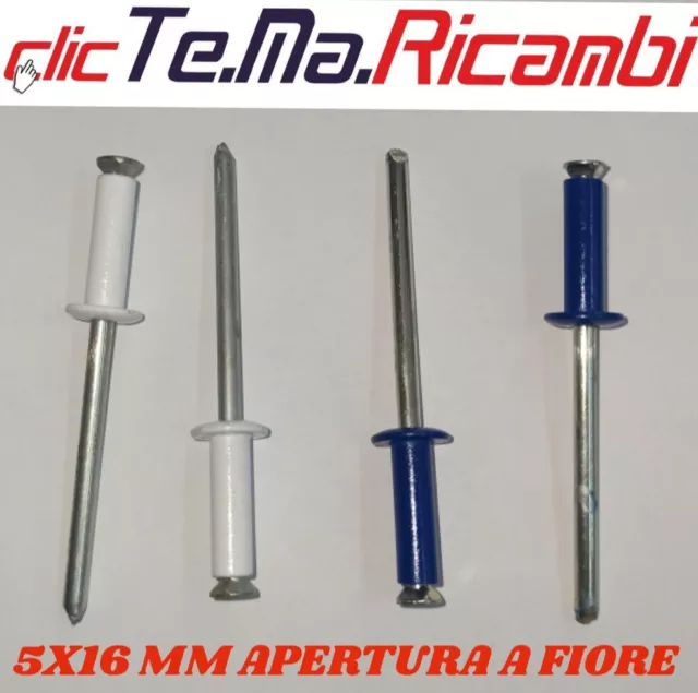 4 RIVETTO RIVETTI TARGA EUROPEA MOTO SCOOTER 5x16 APERTURA A FIORE