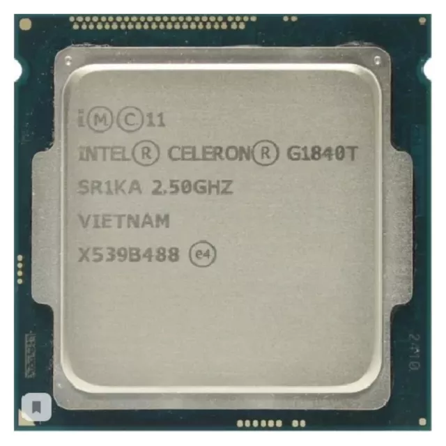 Intel Celeron G1840T Processor Dual-Core 2-Threads 2.50GHz LGA1150 (SR1KA) CPU