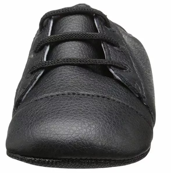 Robeez Basic Brian Flat (Infant), Black, 6-9 Months M US Infant 2