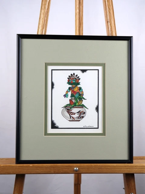 Edger Sumatzkuku Hopi Painting