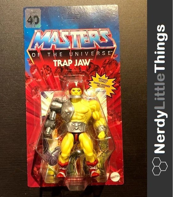 Masters of the Universe Origins - MOTU - Wave 10 - Mini Comic Trap Jaw - 40th