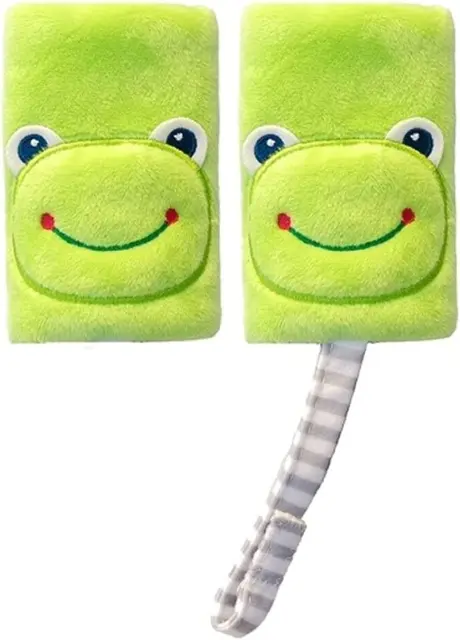 Benbat Frog Design Travel Friends Seat Belt Pals for 0 to 12 Months, Green
