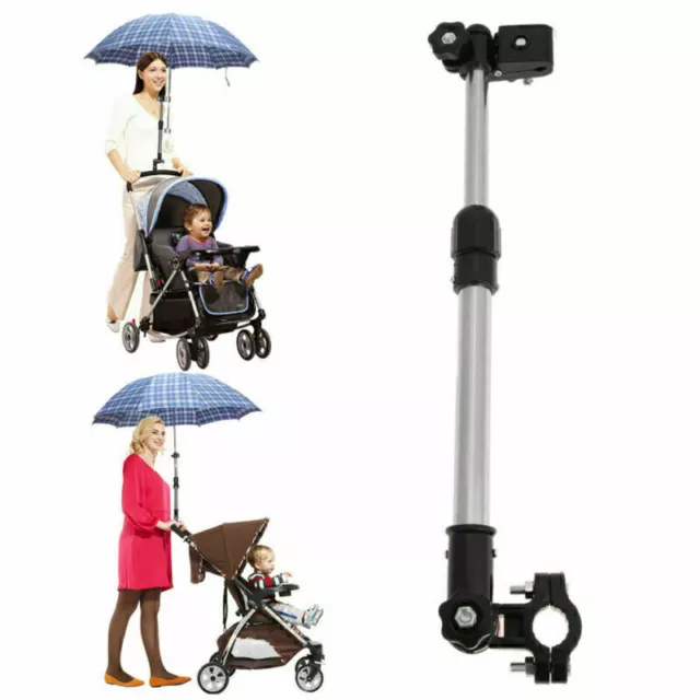 Verstellbarer Kinderwagen Schirmhalter Regenschirm Halterung Sonnerschirm Halter