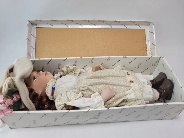 Duck House Light Color Complexion Tails Blonde Hair Heirloom Porcelain Doll