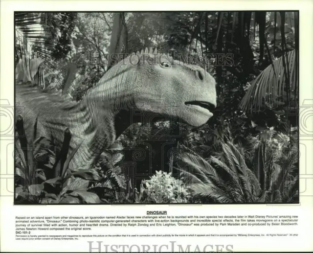 VINTAGE Walt Disney Pictures Presents Dinosaur Poster 25”x55