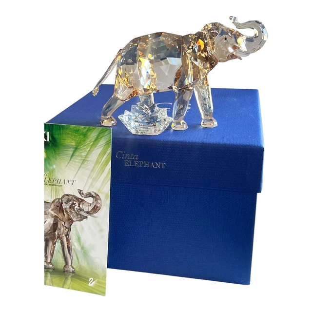 Swarovski SCS Amber Elephant Cinta 2013 Annual Edition #1137207 NIB Swarovski SCS Amber Elephant Cinta 2013 Annual Edition #1137207 NIB