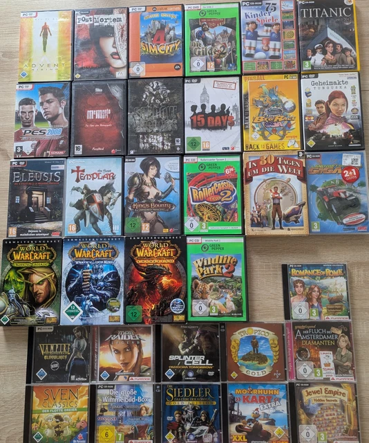 PC SPIELESAMMLUNG (ALTE Spiele, verschiedene Genres) EUR 4,50 - PicClick DE