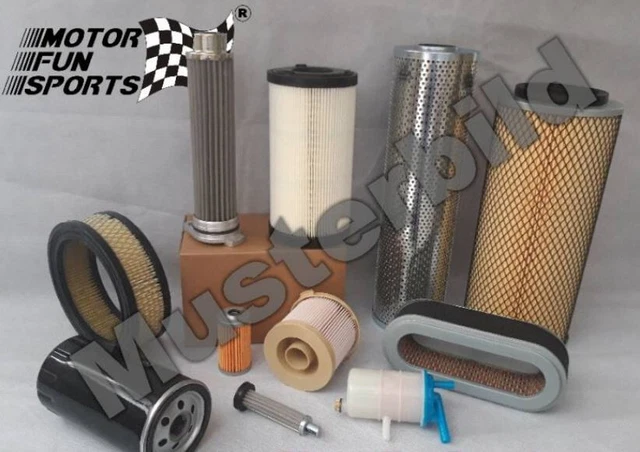 Kit De Filtres Pour Tracteur Kubota BX 2350 D - Huile, Air, Carburant - Neuf