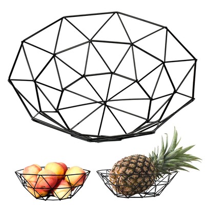 PEALOV Portafrutta A Ripiani,Portafrutta A Ripiani Metallo,Cestino Per Frutta Decorativo,Piatto Di Frutta Ferro Materiale A Tre Strati Foglia Di Loto Forma,Per Conservare Frutta E Frutta E Verdura 