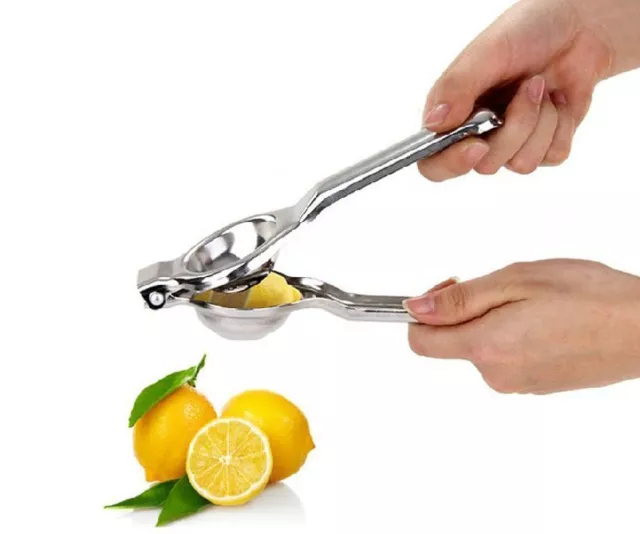 Kitchen & Bar Stainless Steel Lemon Orange Lime Squeezer Juicer Hand Press Tool