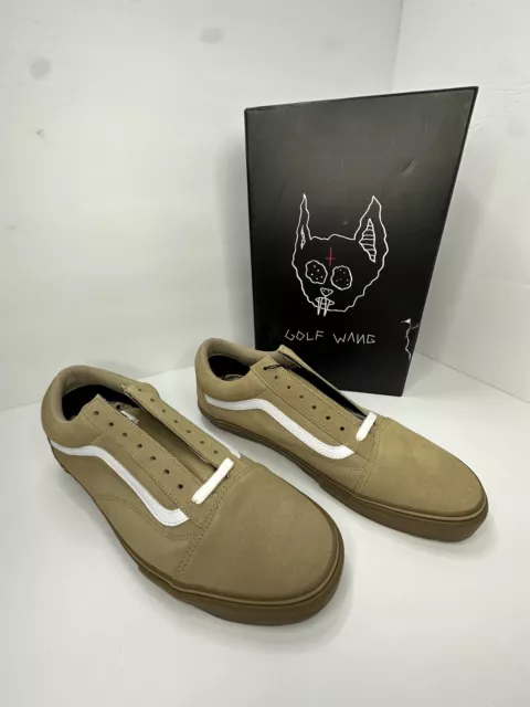 VANS SYNDICATE GOLF Wang Old Skool Pro Black Gum Mens Size 13