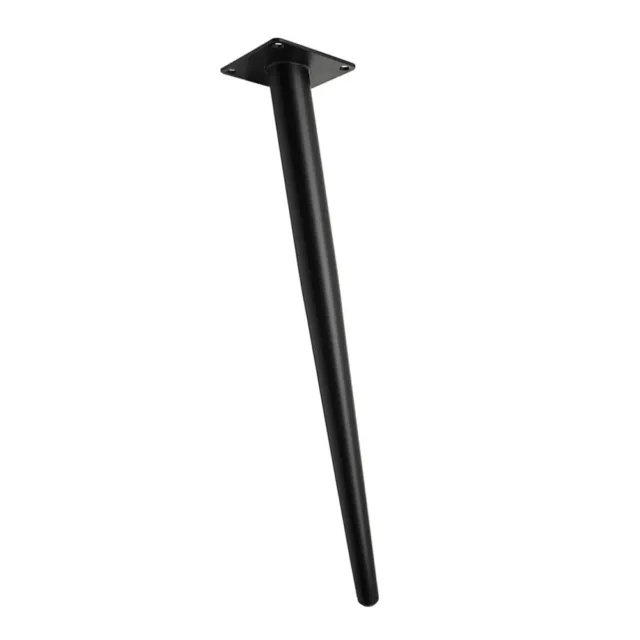 Piernas ajustables de metal para mesa y escritorio - 45 cm negras
