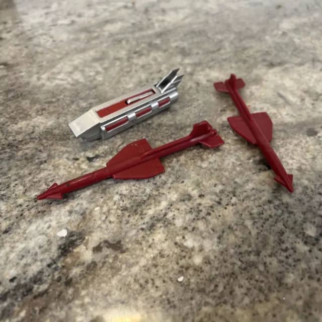 Vtg GI Joe Rocket Missile Red And Other Part