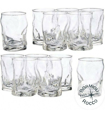 Bormioli Rocco Set 6 Bicchieri Vetro Sorgente Lightorange 30 Cl Arancione 