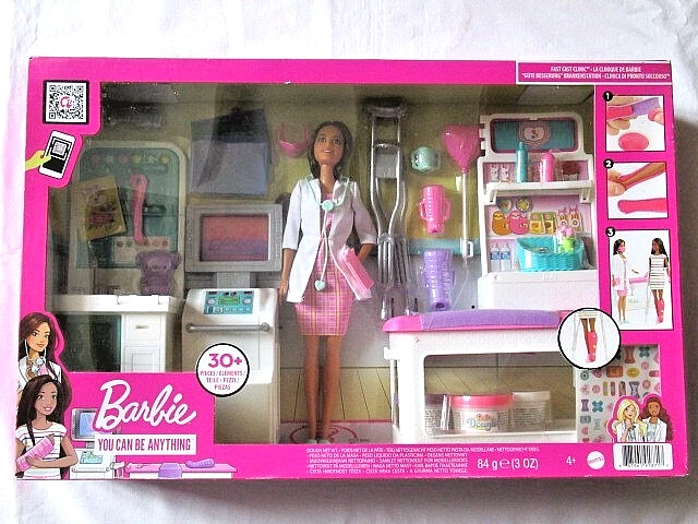 BARBIE COFFRET Barbie Docteur Cabinet Medical Complet Jamais