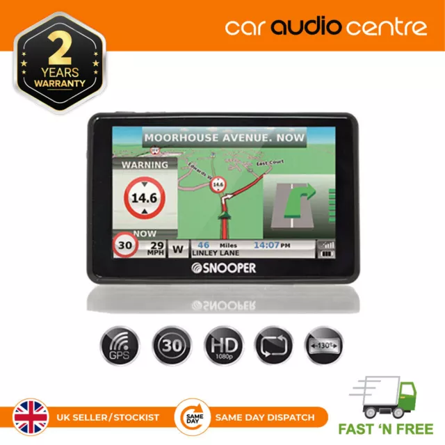 SNOOPER Truckmate SC5900 HGV 5" Sat Nav with Dash Cam & Case - Full Europe Maps