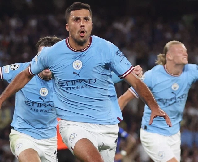 MAGLIA MANCHESTER CITY Champions League 2023 Istanbul RODRI 16