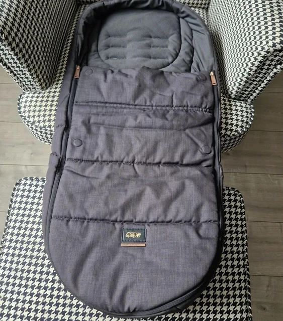 Mamas & Papas Pram Flip XT3 Cosytoes Footmuff Ocarro  XT2 BLACK COPPER **clean*