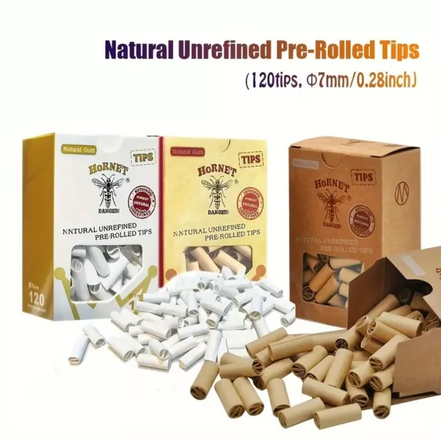 120pcs Pre-Rolled Filter Tips