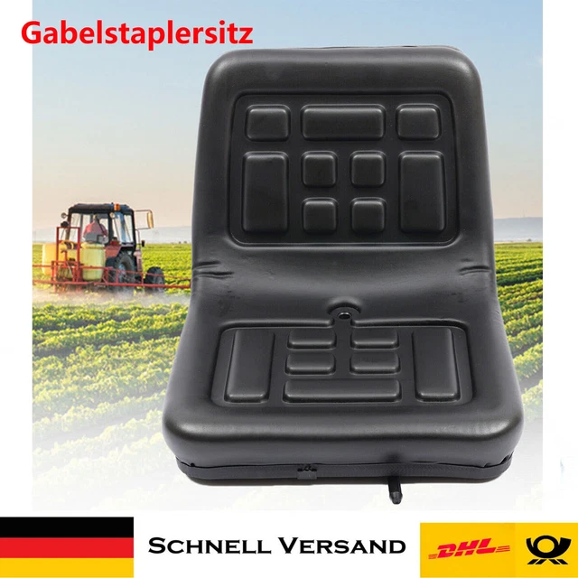 Gabelstaplersitz Aufsitzmäher Rasentraktor Minibagger Sitzschale Staplersitz Neu