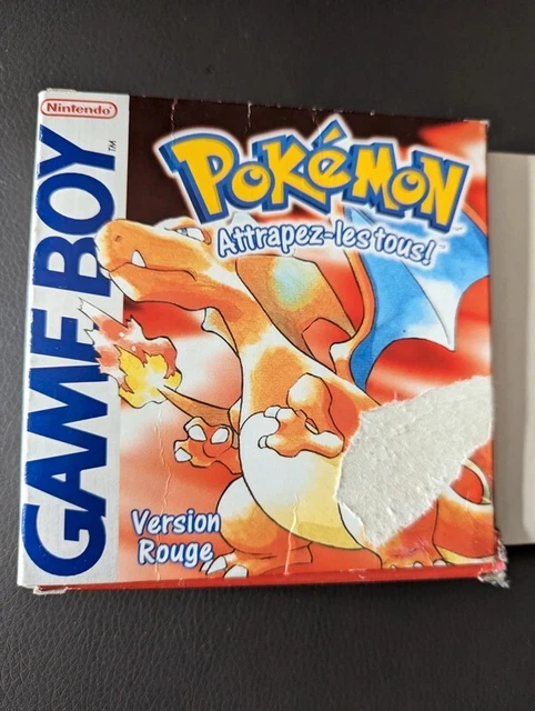 Pokemon Version Rouge POKÉMON VERSION ROUGE Game Boy Nintendo JEU GB Pokemon en boite FRA VF ...