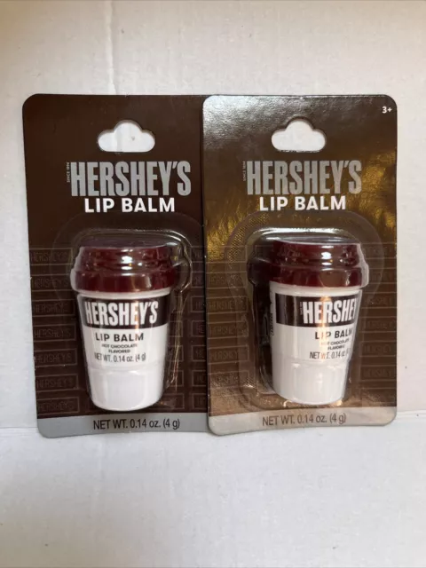 Lot of 2 Hershey's Hot Chocolate Flavored Lip Balm Mini Cup, 0.14 oz (2 Pc)