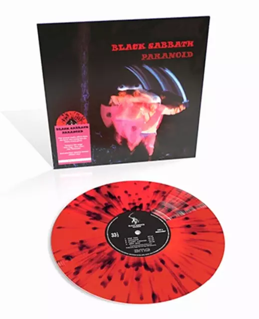 Black Sabbath - Paranoid *Red & Black Splatter Vinyl RSD 2024*