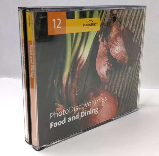 PhotoDisc Volumes 12, Food and Dining, 3 CD Set Royalty-Free 336 Stock Photos