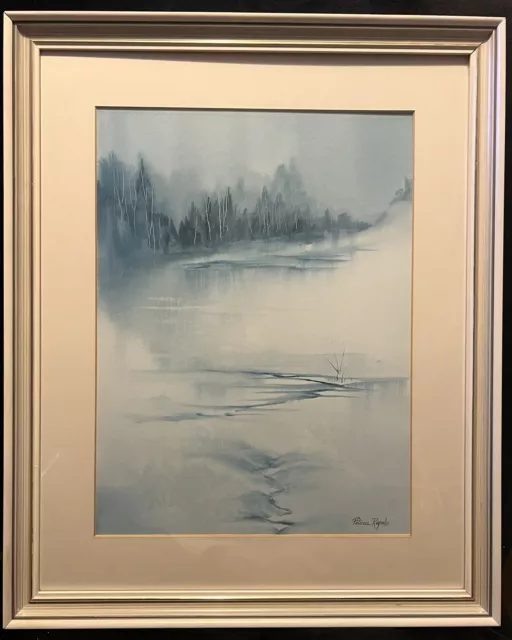 Patricia Reynolds ~ Signed Art Print  ~ A January Day ~ Framed