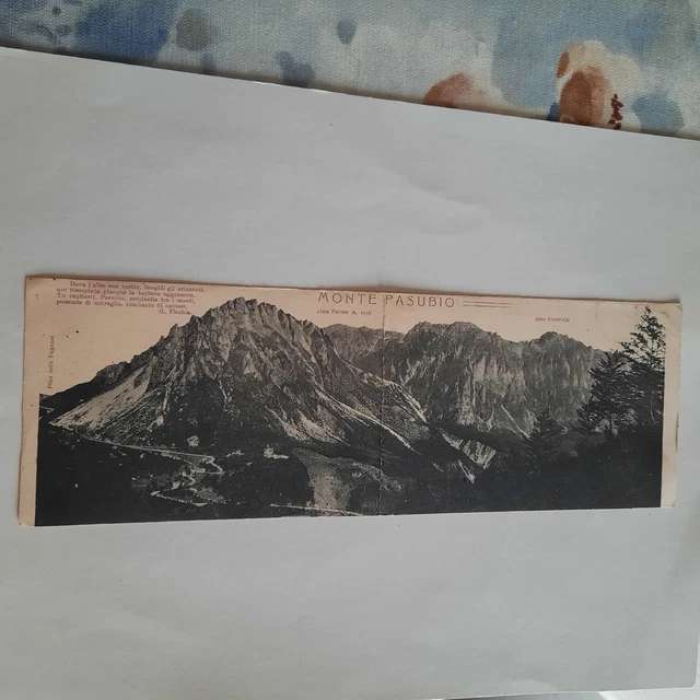 Vicenza - Monte Pasubio - cartolina doppia