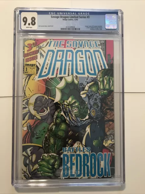 The Savage Dragon #3 CGC 9.8 1st J. Scott Campbell Art (Image Comics 1992)