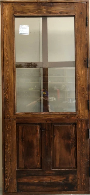 Rustic reclaimed lumber square top DUTCH door solid wood U choose dimensions 2
