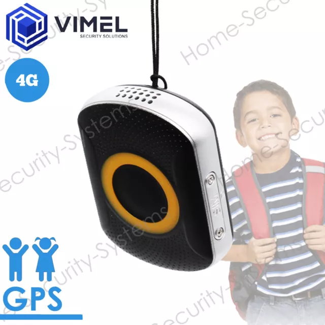 4G Real Time Portable GPS Tracker for Kids Elderly Waterproof SOS Button