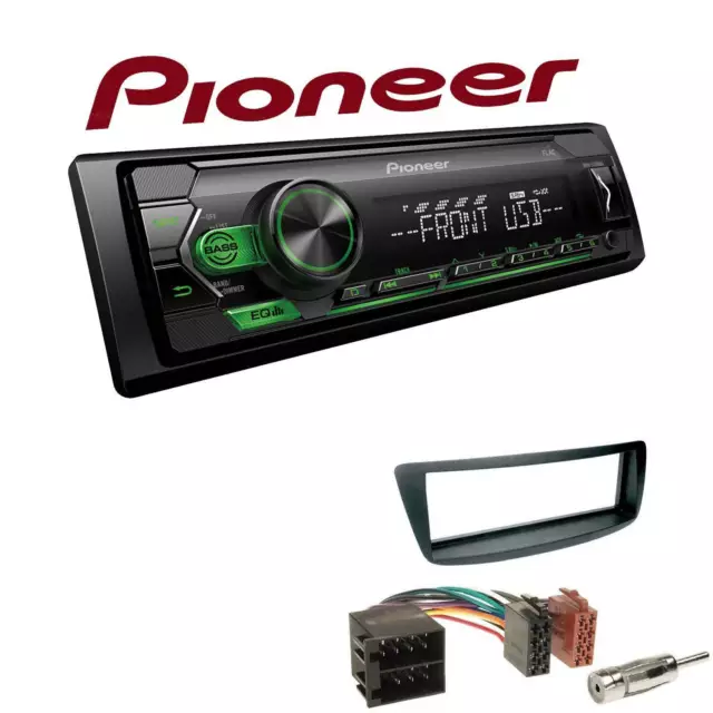 Pioneer Autoradio Android USB AUX mit Einbauset  für Citroen C1 2005-2010