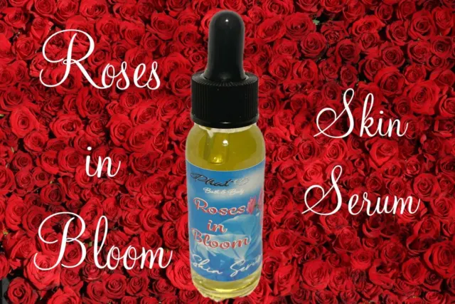 Roses in Bloom Skin Serum Natural Anti Aging Moisturizing Skin Therapy 1 oz