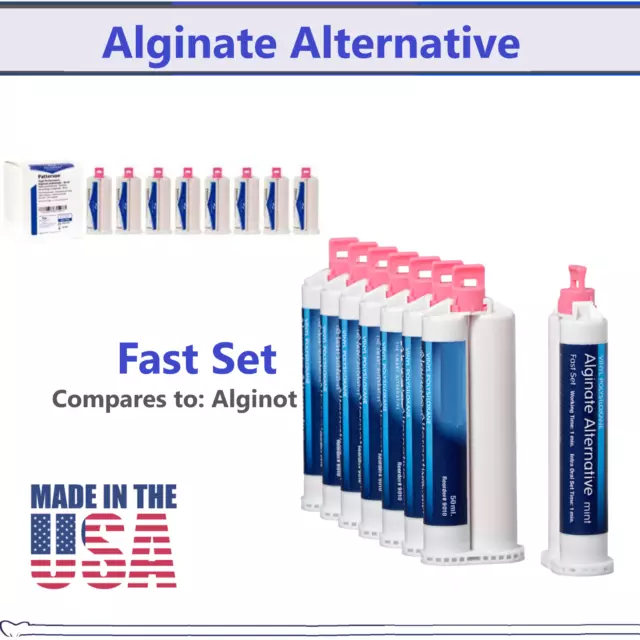 Dental Alginot Type Alginate Substitute Alternative Upto: 8 x 50mL, Fast Set