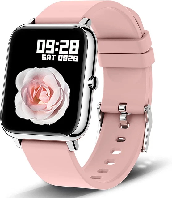 Smart Watch, Popglory Smartwatch with Blood Pressure, Blood Oxygen Monitor, Fit