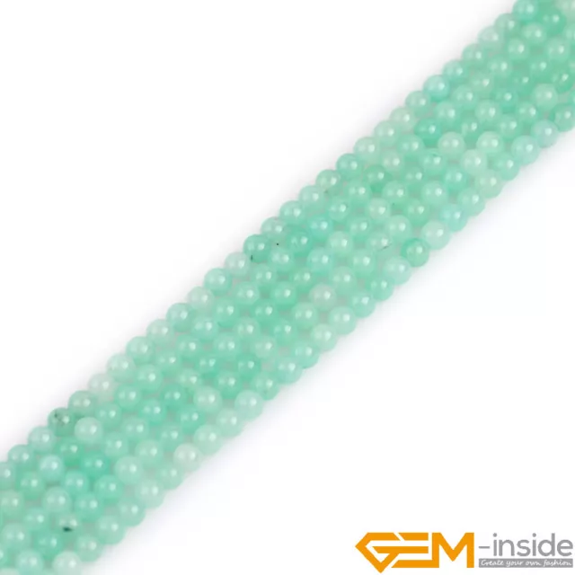 Handmade Natural Healing 4mm 6mm 8mm Gemstone Round Beads Stretch Bracelet