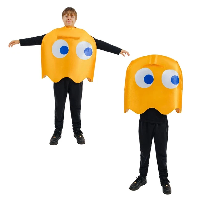Ensemble Oreiller Et Masque Pour Les Yeux Pac-Man - Fantôme Rose - Relaxeazzz